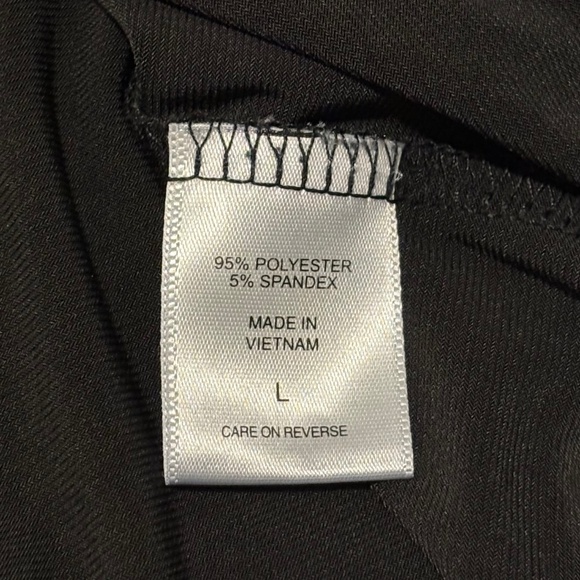 New York & Company Black Twist Front Embellished Blouse - Picture 3 of 7